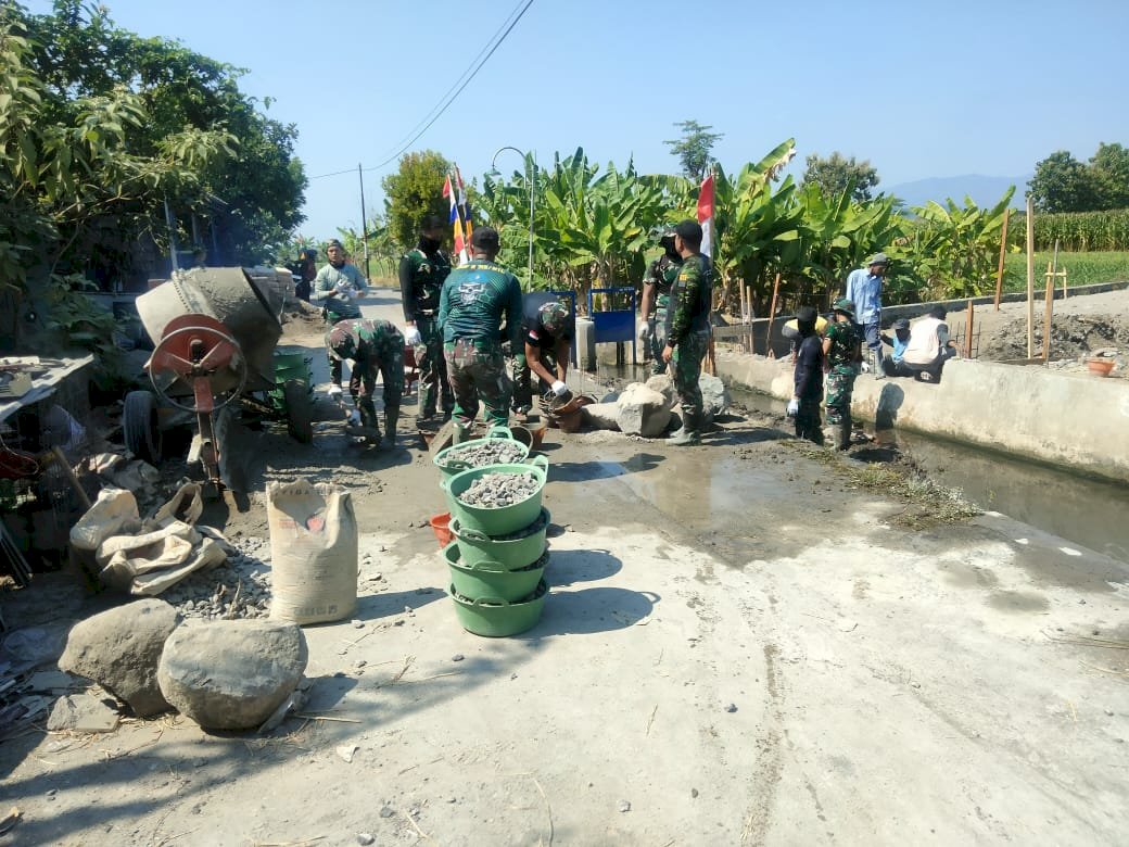 Kunjungan Mabes TNI Pusat ke lokasi TMMD