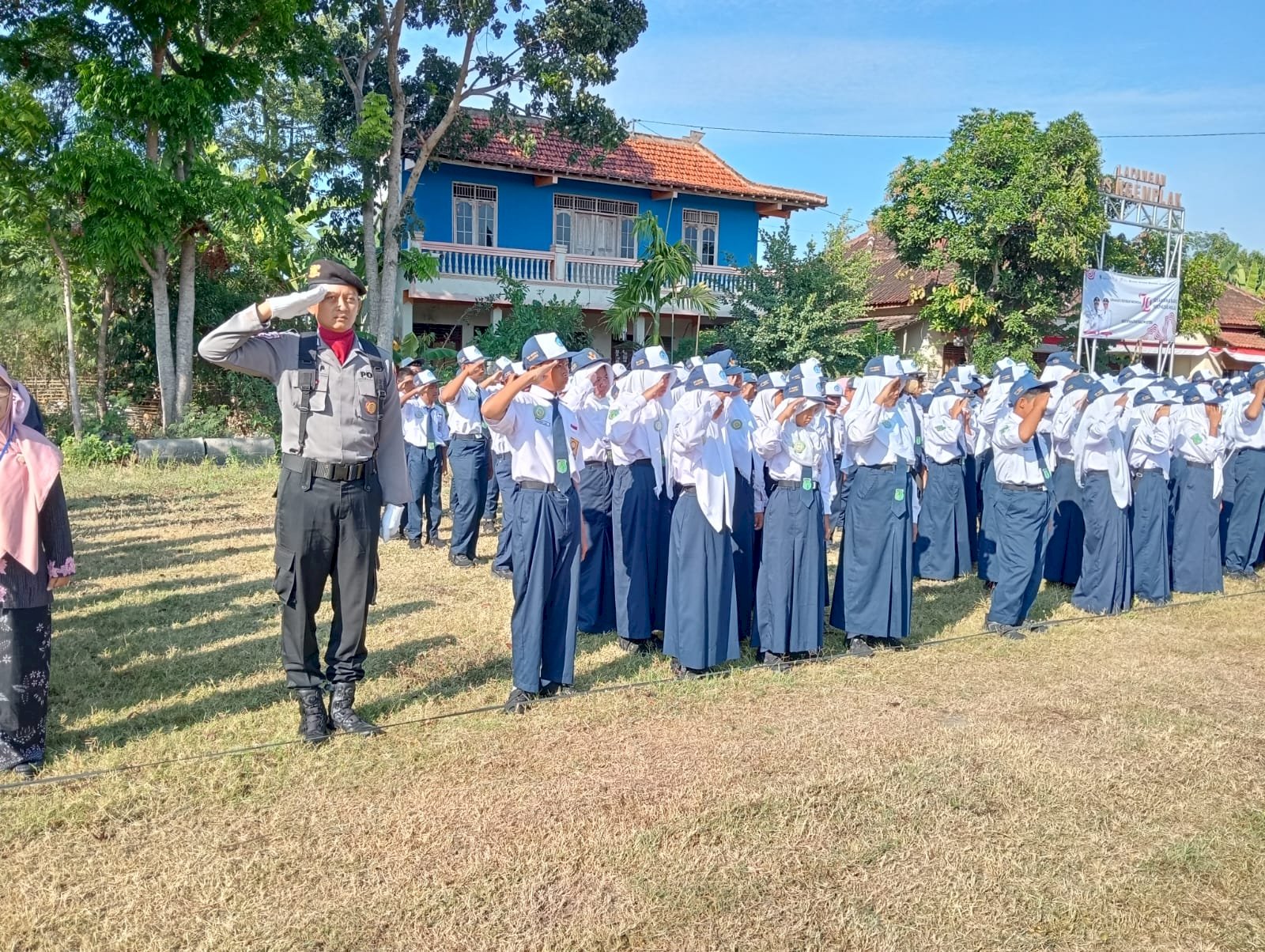 Upacara memperingati HUT RI ke 79 Tahun 2024