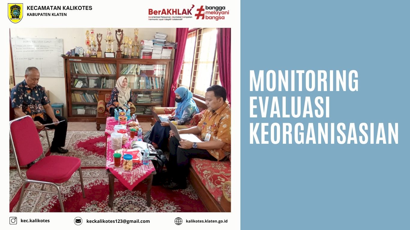 Monitoring Evaluasi Keorganisasian