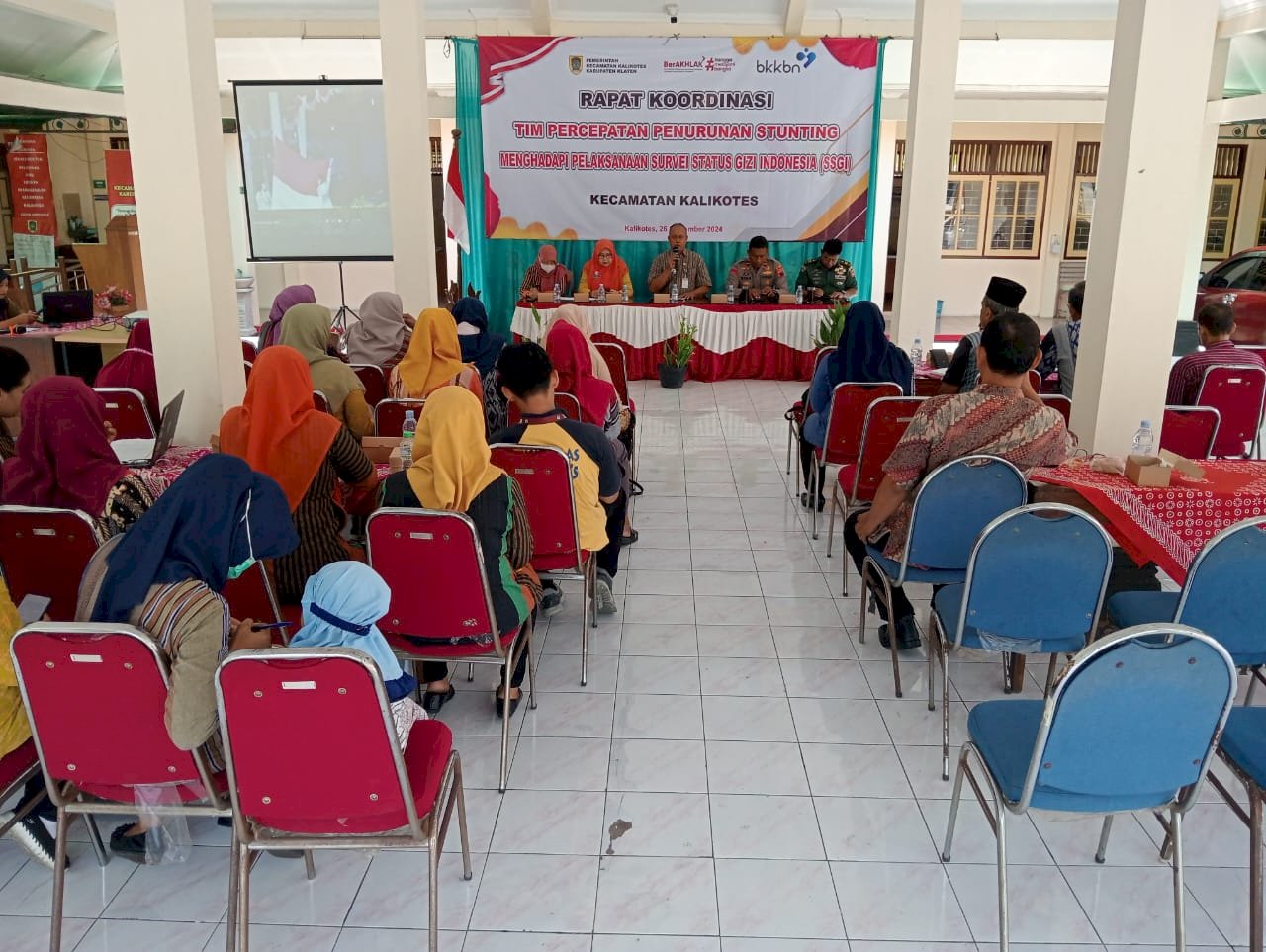 Rakor Tindak Lanjut SSGI Tingkat Kecamatan Kalikotes