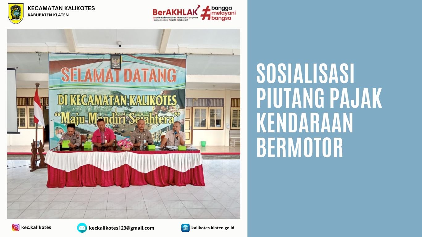 Sosialisasi Piutang Pajak Kendaraan Bermotor