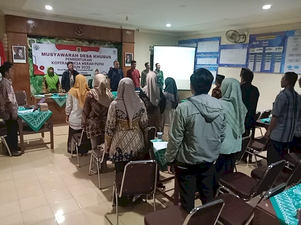 MUSDESUS Pembentukan Koperasi Desa Merah Putih Desa Ngemplak