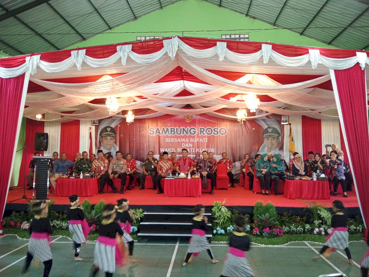 Sambung Roso Bersama Bupati dan Wakil Bupati Klaten di Desa Jogosetran kecamatan Kalikotes