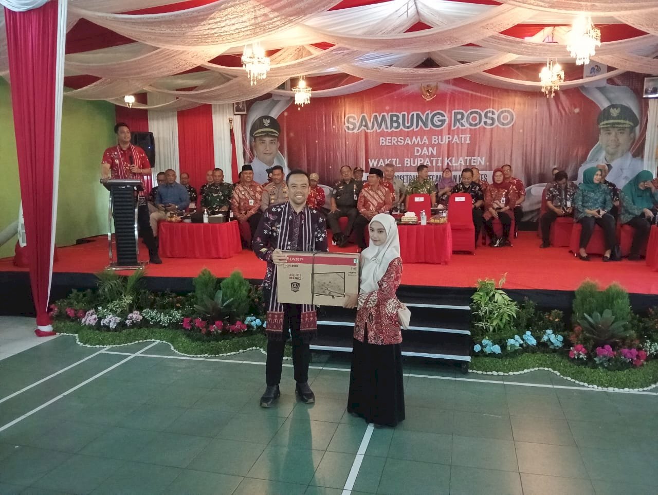 Sambung Roso Bersama Bupati dan Wakil Bupati Klaten di Desa Jogosetran kecamatan Kalikotes