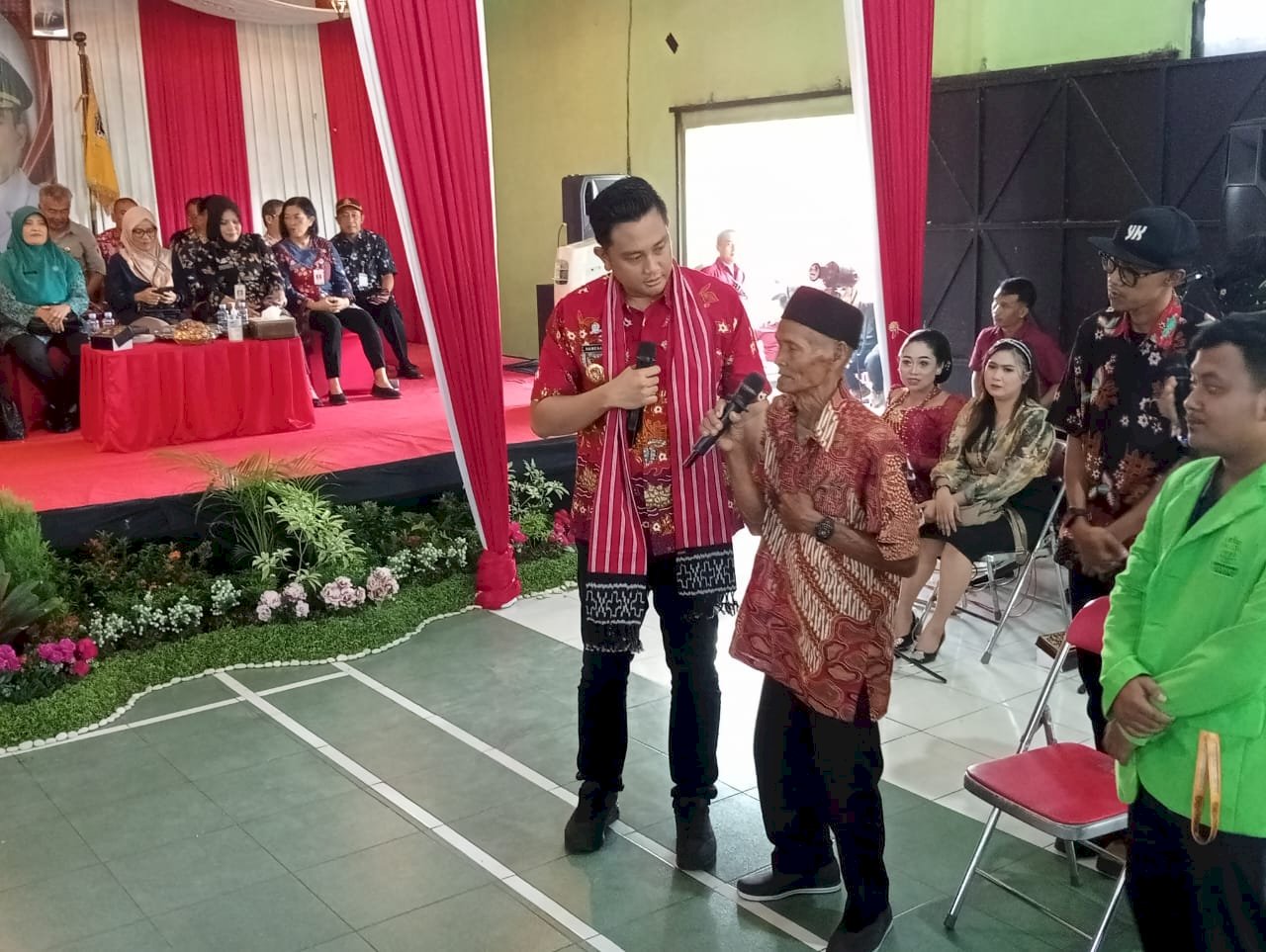 Sambung Roso Bersama Bupati dan Wakil Bupati Klaten di Desa Jogosetran kecamatan Kalikotes