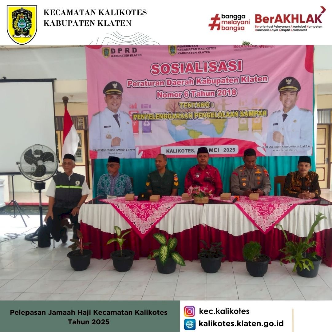 Pelepasan Jamaah Haji Kecamatan Kalikotes Tahun 2025