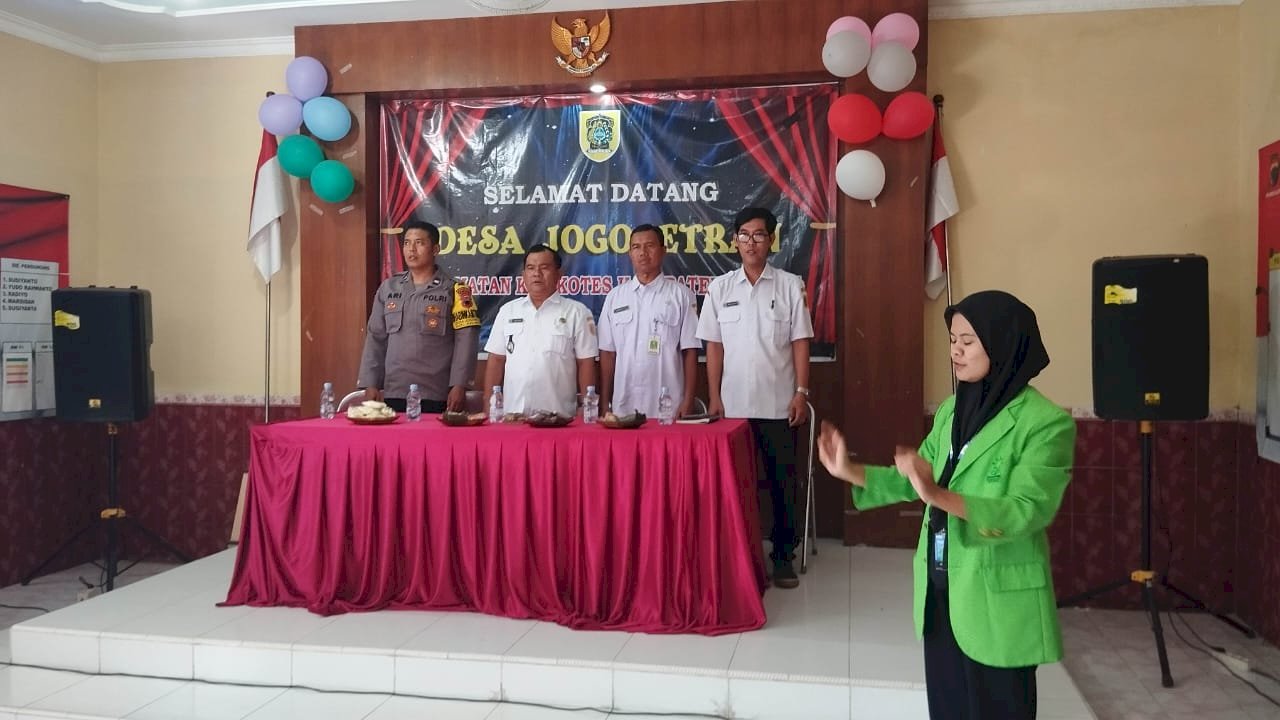 Penerimaan Mahasiswa KKN UIN Surakarta di Desa Jogosetran