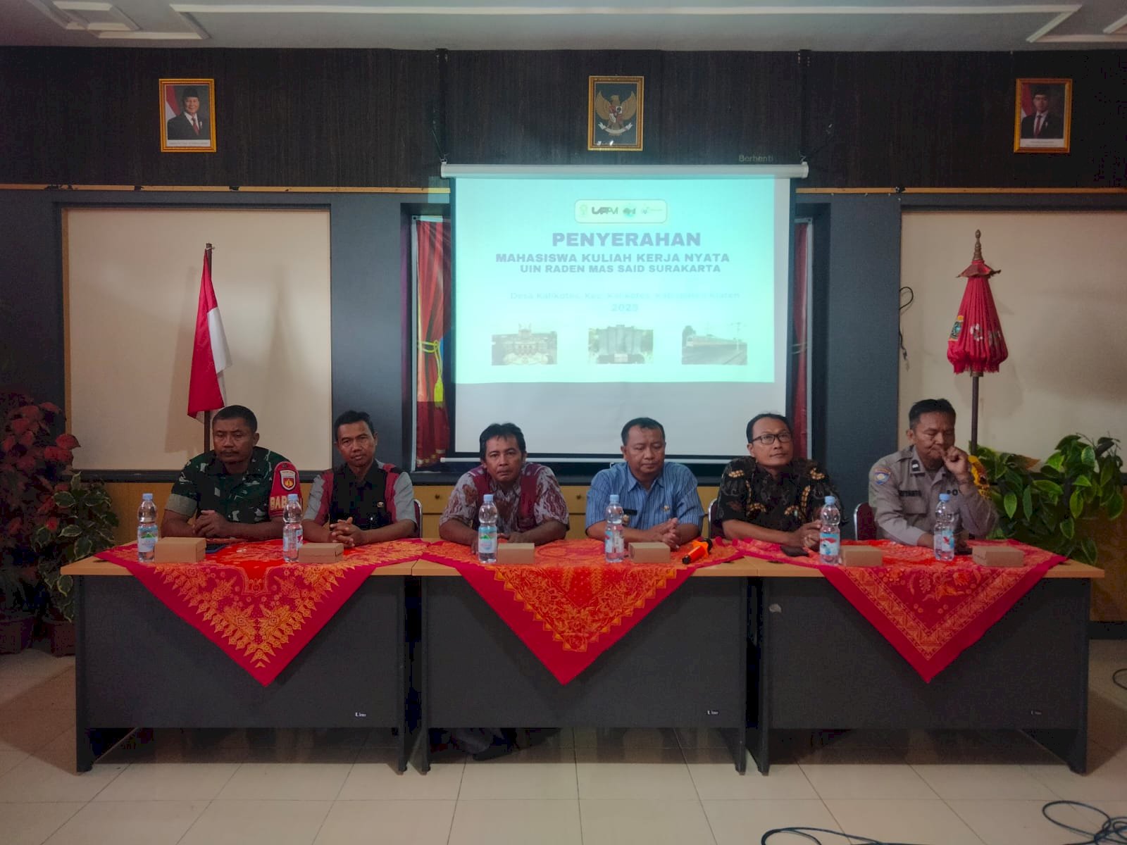 Penerimaan Mahasiswa KKN UIN Surakarta di Desa Kalikotes