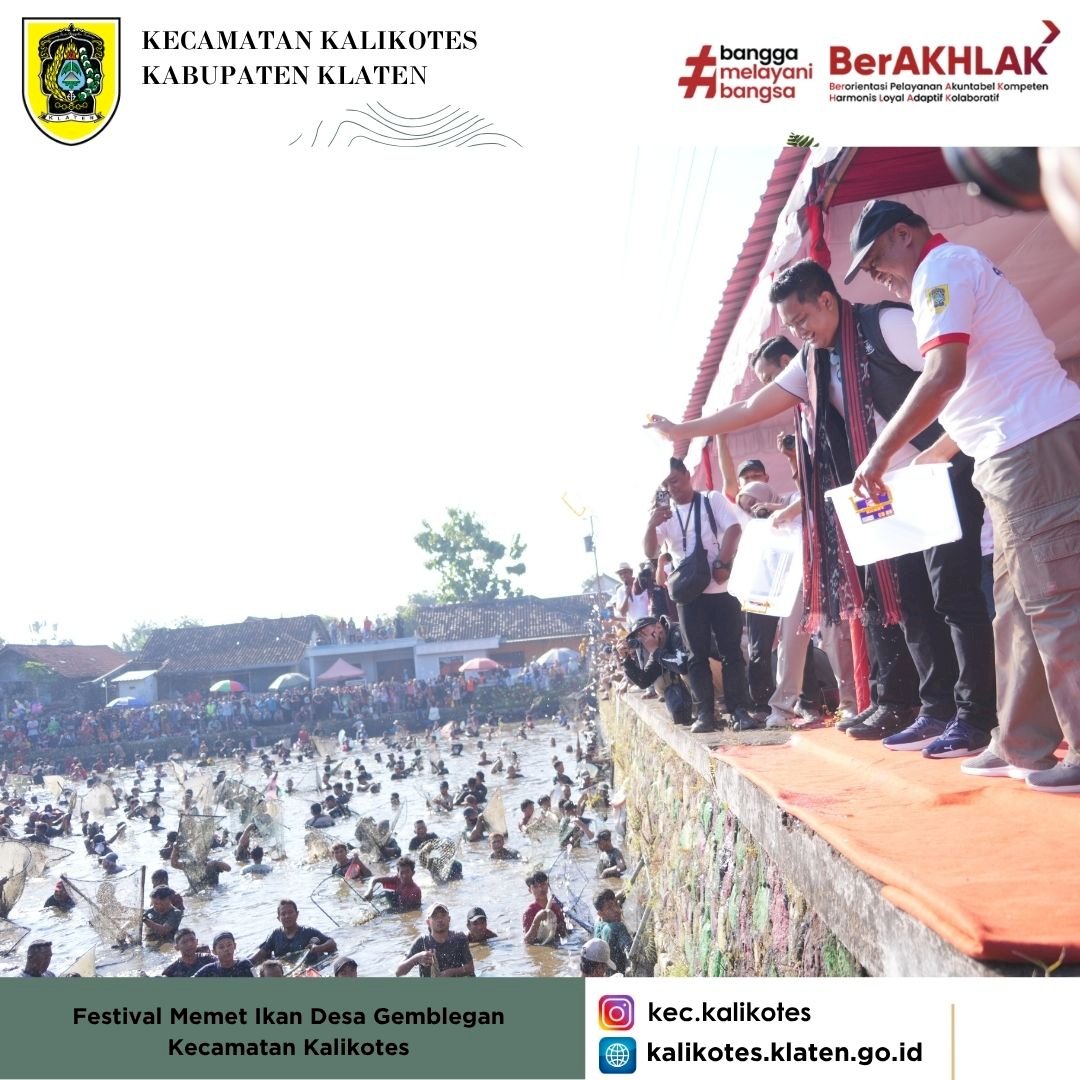Festival Memet Ikan Desa Gemblegan Kecamatan Kalikotes Tahun 2025