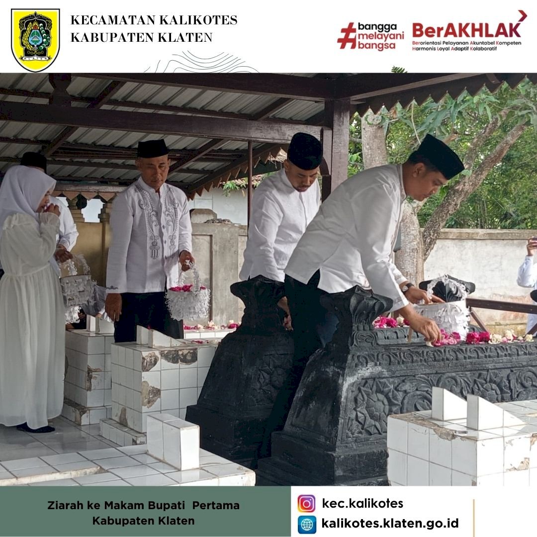 Ziarah ke Makan Bupati Pertama Kabupaten Klaten