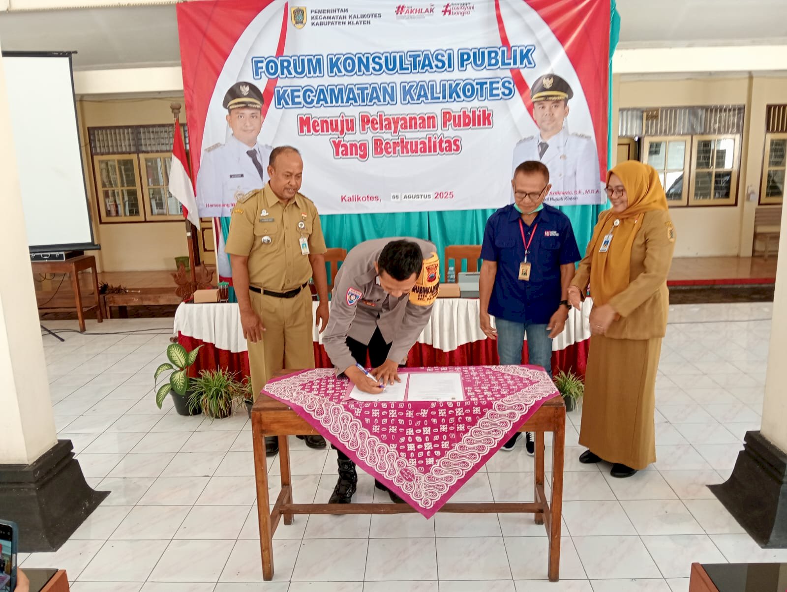 Forum Konsultasi Publik Kecamatan Kalikotes Tahun 2025