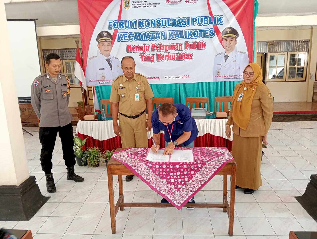 Forum Konsultasi Publik Kecamatan Kalikotes Tahun 2025