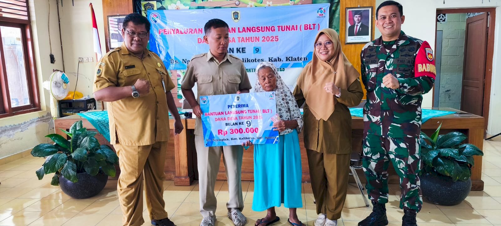 Penyaluran Bantuan Langsung Tunai (BLT) Dana Desa Tahun 2025 Desa Ngemplak