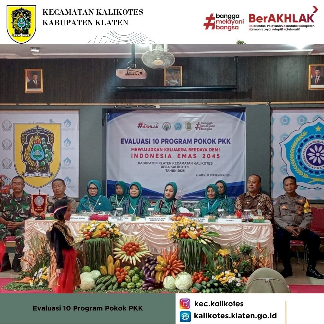 Evaluasi 10 Program Pokok PKK