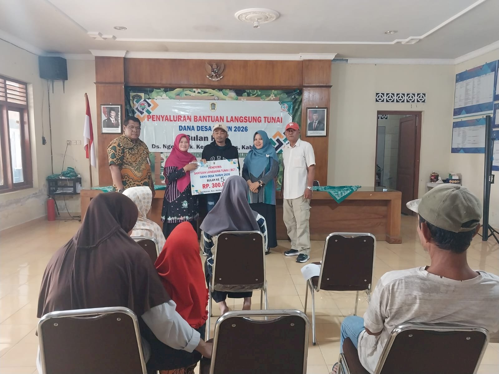 Penyaluran bantuan langsung tunai dana desa tahun 2026 bulan ke 5 Desa Ngemplak