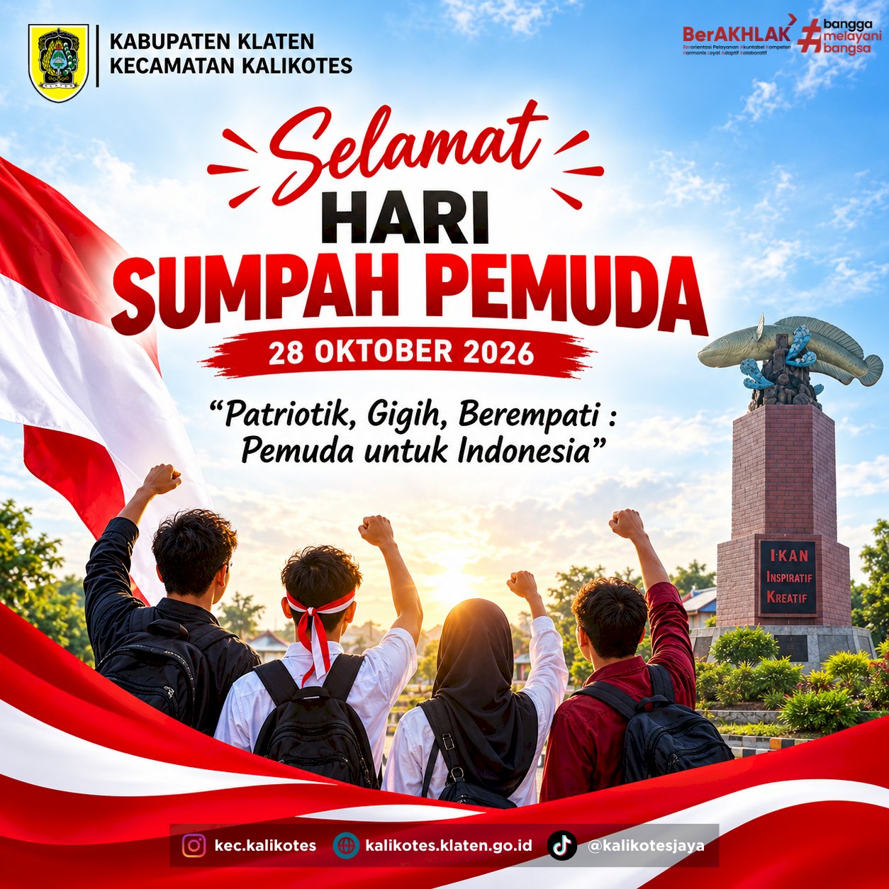 Selamat Hari Sumpah Pemuda 28 Oktober 2026